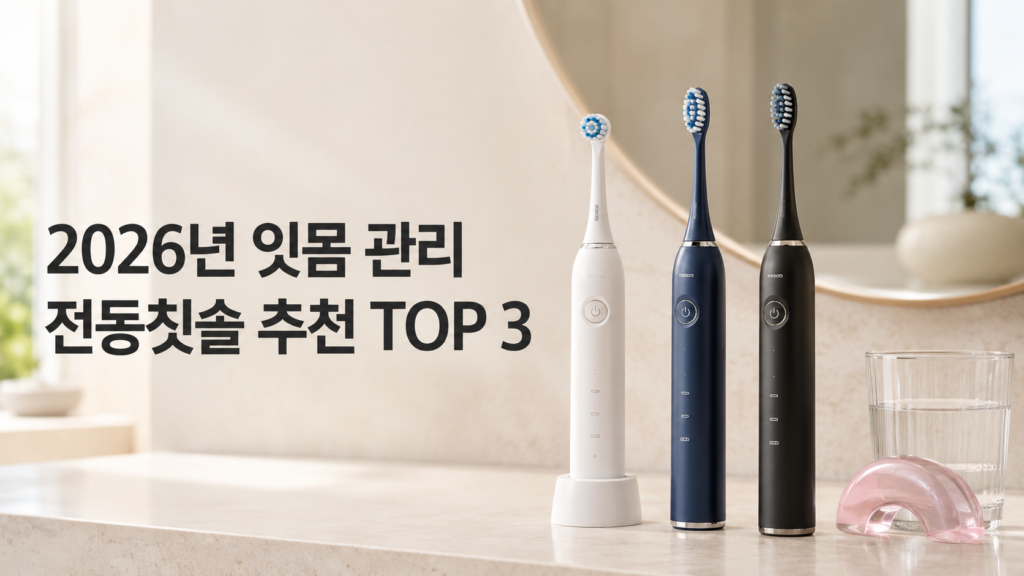 잇몸 관리 전동칫솔 TOP 3