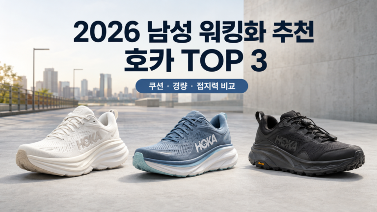 2026년 남성 여성 워킹화 추천 호카 TOP 3 (핵심 특장점 완벽 비교) 2 남성 워킹화 추천 호카 TOP 3