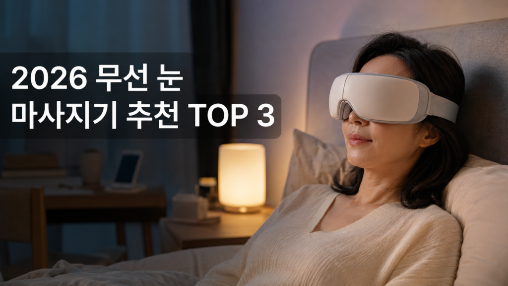 무선 눈 마사지기 추천 TOP 3